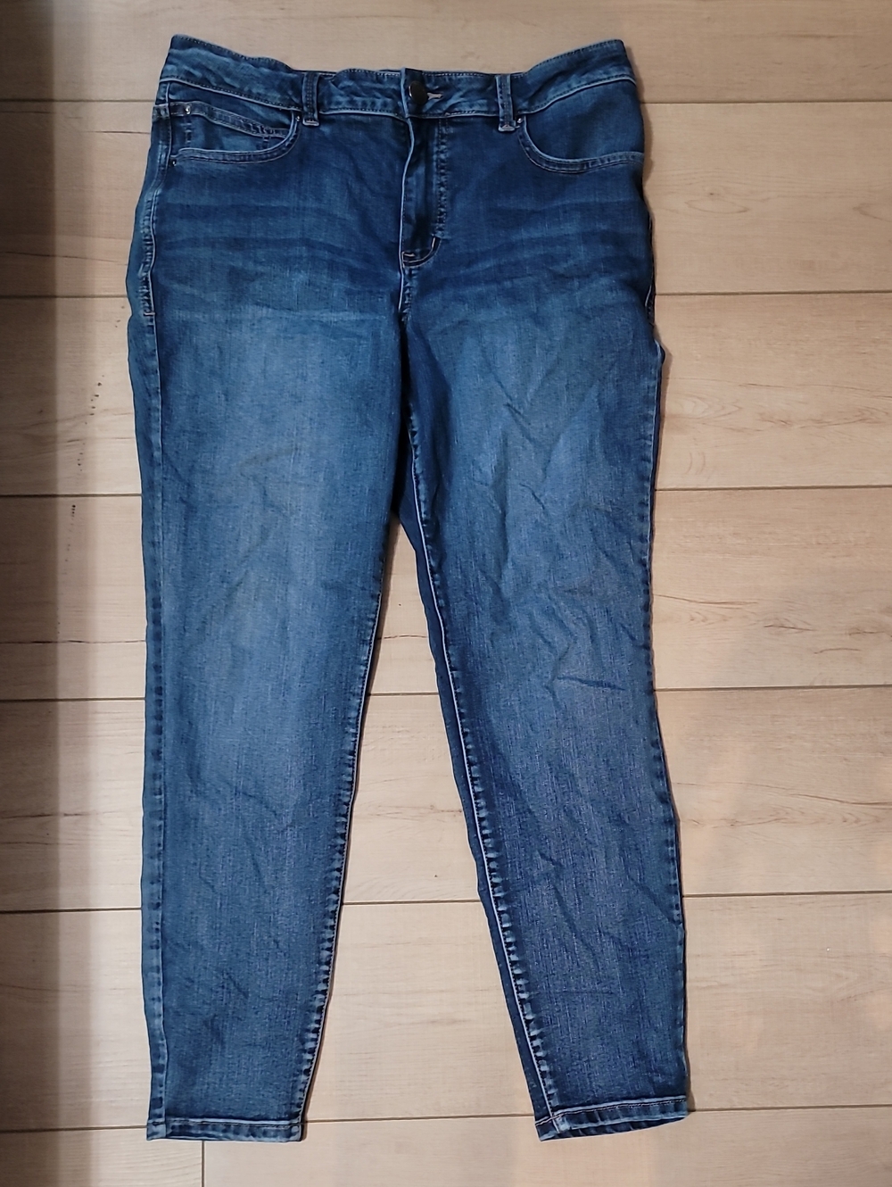 Maurices Ever Flex High-rise Women's Dark Blue Skinny Jeans